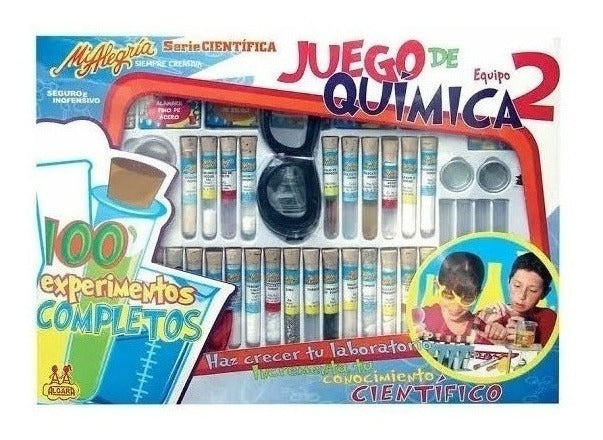 Juego De Quimica Mediana 100 Experimentos Mi Alegria 202