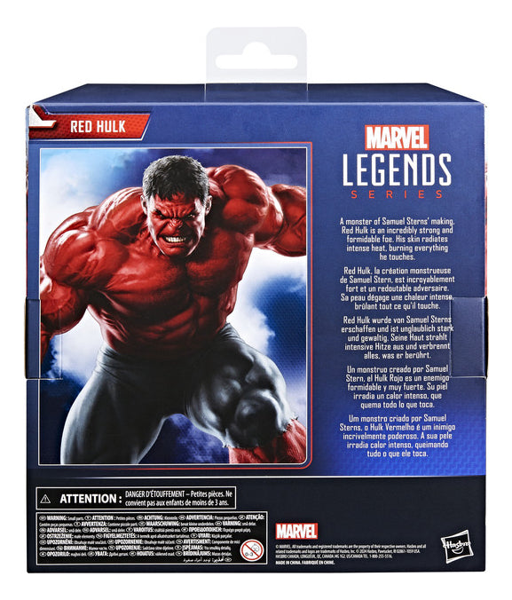 Marvel Legends Red Hulk Capitán América Figura 20 Cm Hasbro