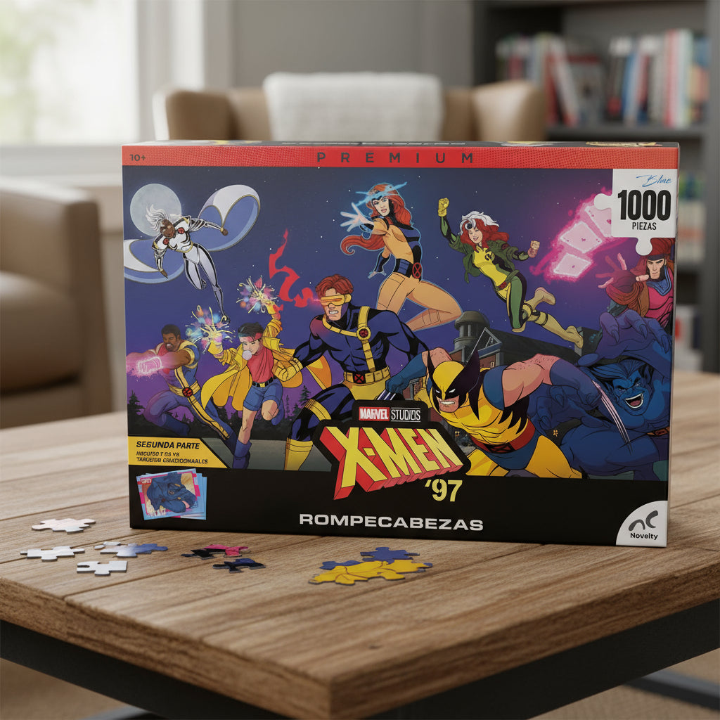 Rompecabezas Marvel X-men 1000 Piezas + Tarjetas Exclusivas
