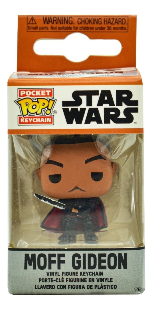 Star Wars Moff Gideon Llavero Figura 4 Cm Pocket Pop Funko