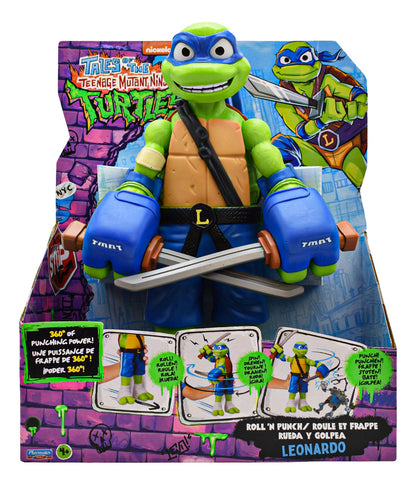 Tortugas Ninja Rueda Y Golpea Pack 2 Figuras 31cm Playmates