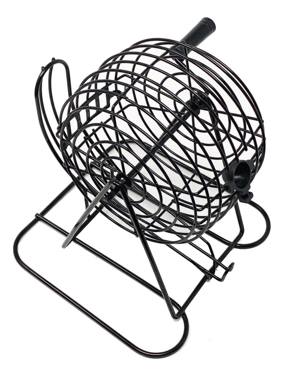 Juego De Bingo Clásico Con Bombo Metálico 75 Bolas Y Cartones Para Niños Y Adultos Jca-3300
