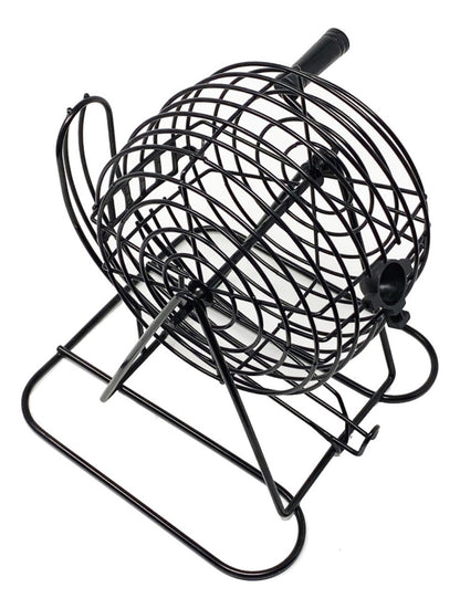 Juego De Bingo Clásico Con Bombo Metálico 75 Bolas Y Cartones Para Niños Y Adultos Jca-3300