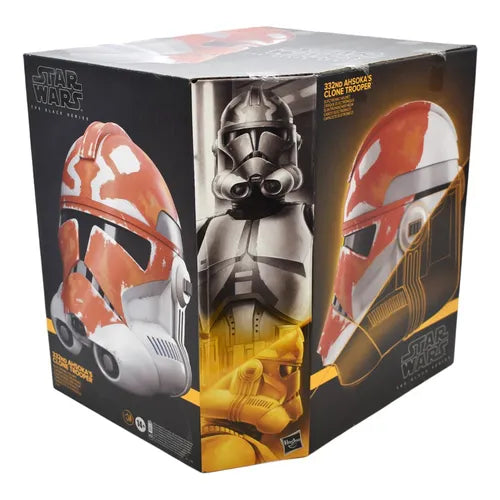Star Wars Clone Trooper Casco Electronico Sonidos Hasbro Cf Blanco/naranja Clone Trooper