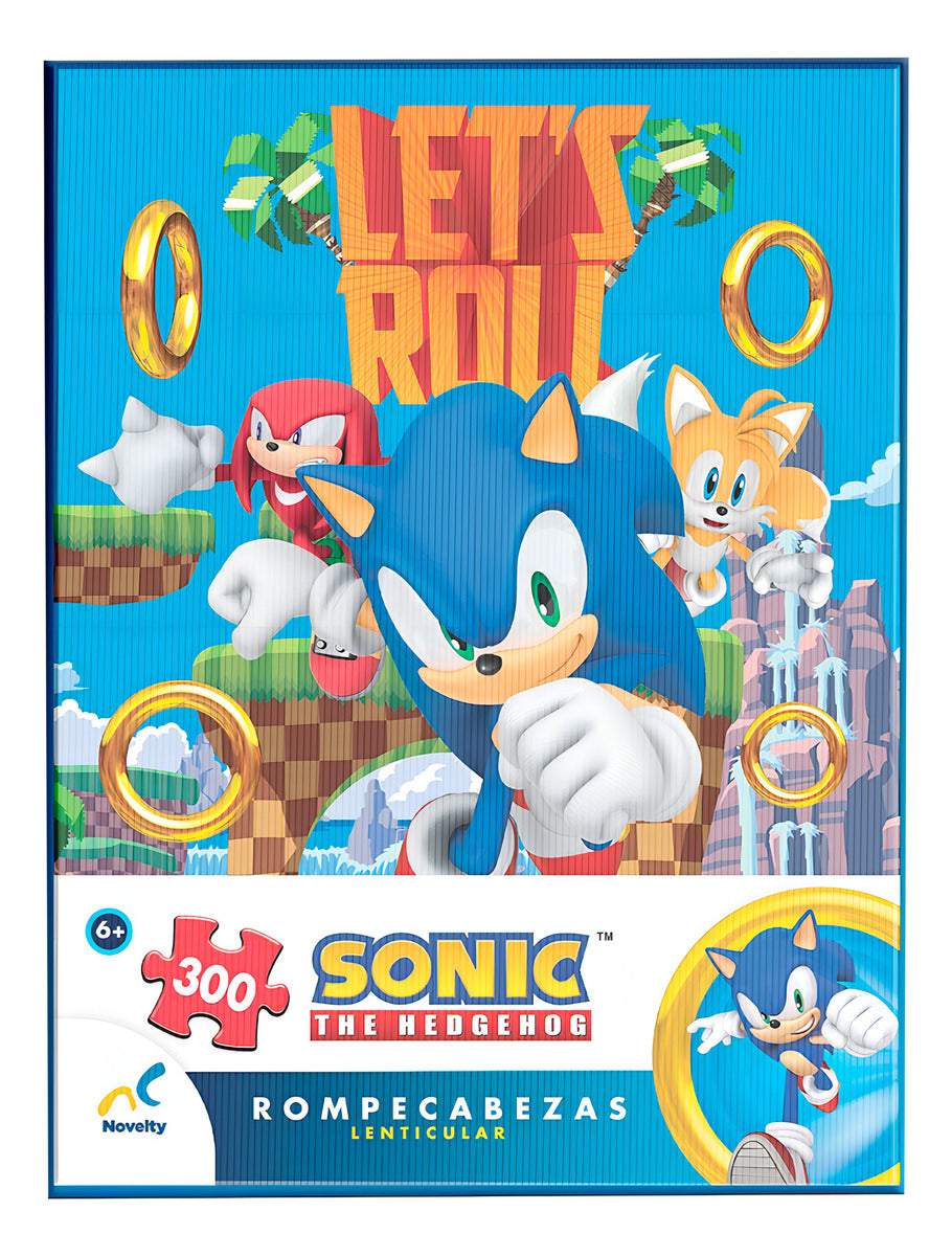 Rompecabezas Sonic Lenticular 300 Piezas