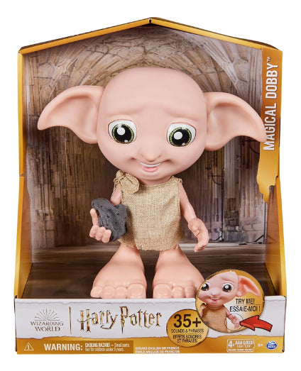 Muñeco Elfo Mágico Interactivo Dobby De Harry Potter Sonidos