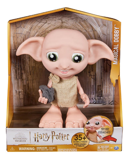 Muñeco Elfo Mágico Interactivo Dobby De Harry Potter Sonidos