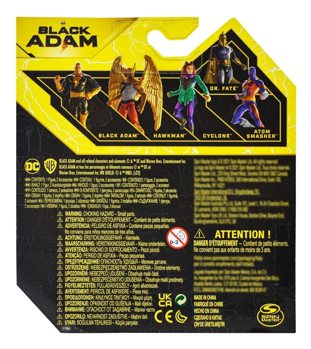 Muñeco Dc Comics, Black Adam - Figura De Accion - 4 Pulgadas