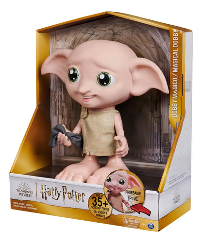 Muñeco Elfo Mágico Interactivo Dobby De Harry Potter Sonidos