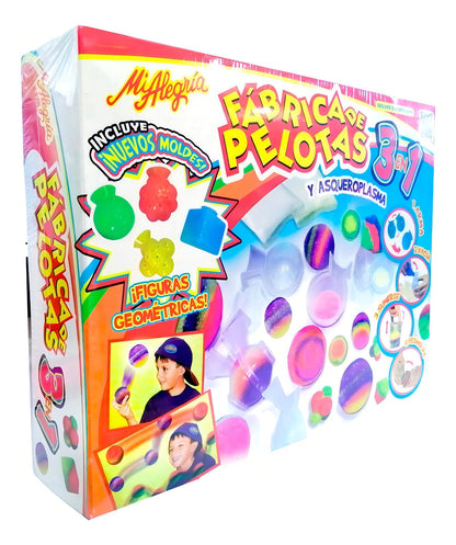 Fábrica De Pelotas 3 En 1 Mi Alegría Mezcla, Crea Y Juega