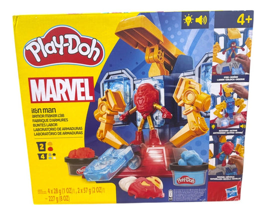 Play Doh Marvel Iron Man Laboratorio De Armaduras Hasbro Cf Color Multicolor