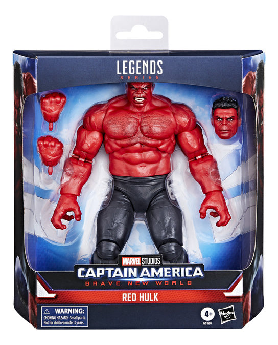 Marvel Legends Red Hulk Capitán América Figura 20 Cm Hasbro