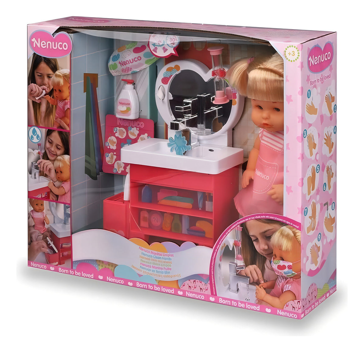Muñeca 700016659 Bebé Manitas Limpias con Accesorios Nenuco