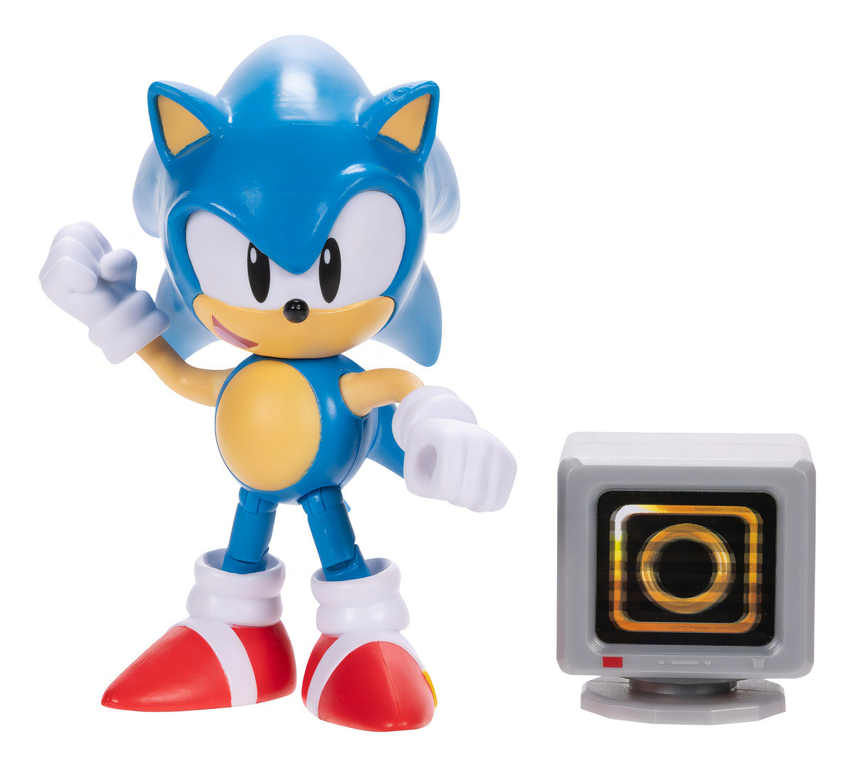 Figura Articulada Classic Sonic 4 Con Ring Item Box