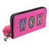 Cartera De Mano Unicronio How Rosa Con Detalle Rosa Chicle Estampado
