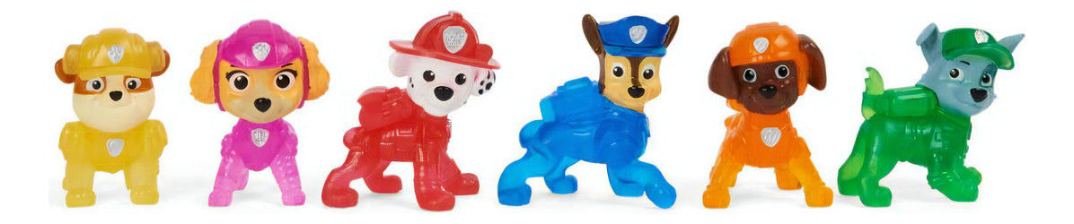 Set 6 Mini Figuras Paw Patrol La Pelicula Patrulla Canina
