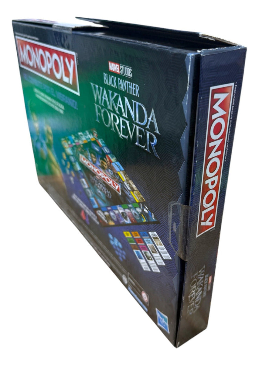 Marvel Monopoly Black Panther Wakanda Forever Hasbro Cf