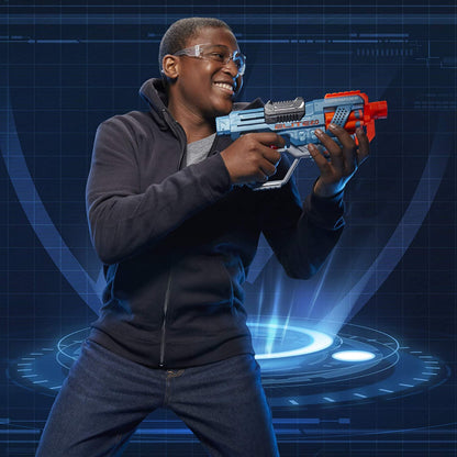 Nerf Elite 2.0 Commander Rd-6 Blaster Con 12 Dardos Color Azul