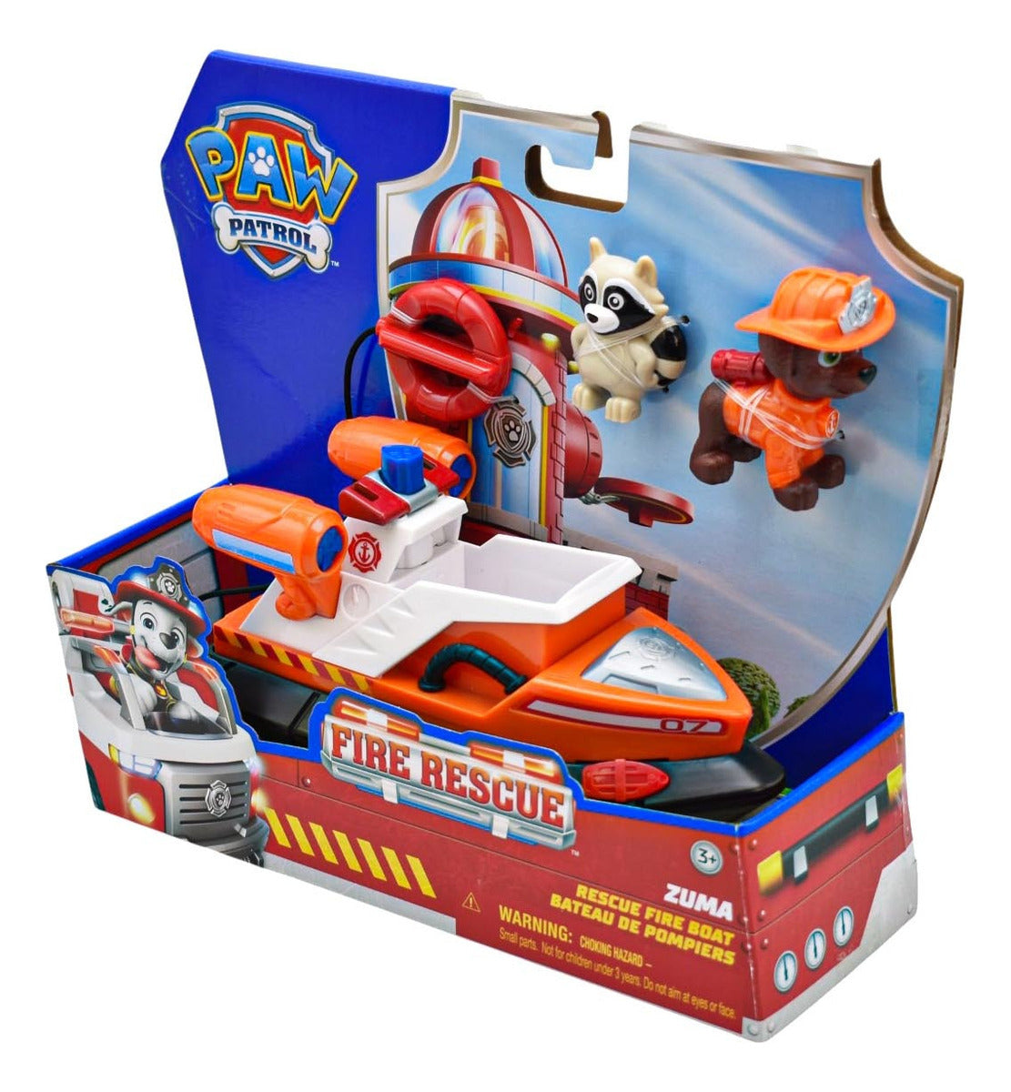 Paw Patrol Fire Rescue Pack 6 Vehiculos 18cm Spin Master Multicolor