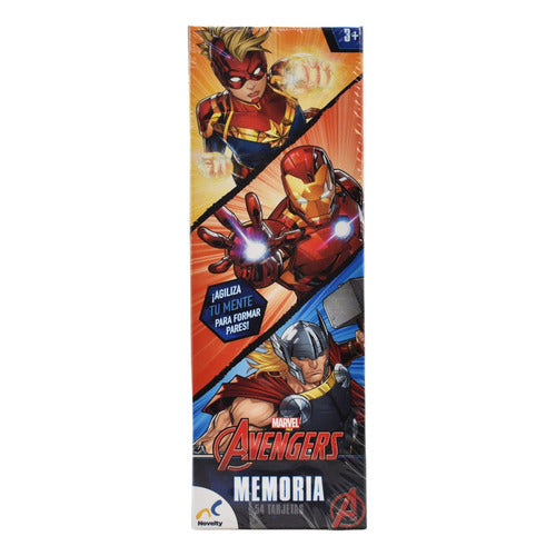 Avengers Pack Rompecabezas Domino Y Memoria Novelty