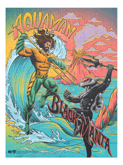 Dc Aquaman Rompecabezas De Bolsa 100pz Novelty