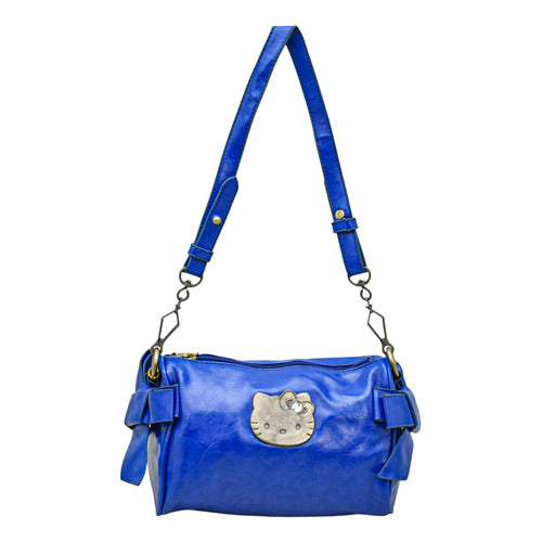 Bolsa Hello Kitty Imitacion De Piel Azul 78738 Ruz Detalle Azul Imitación Piel