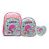 Mochila Bellies Bellie Beth Kit 3 Piezas Primaria Famosa Rosa Impresion 3d