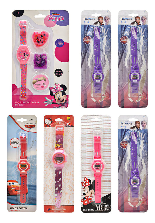 Reloj Digital Infantil Pack 7pz Bestway Cf Color Multicolor