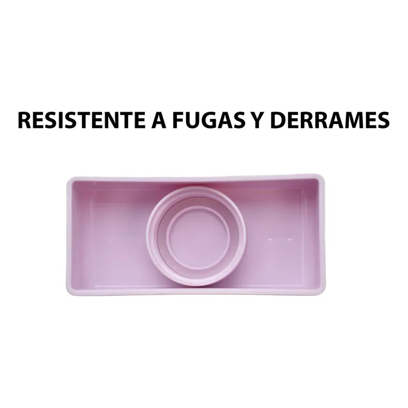 Botella En Forma De Maleta Con Pajilla 450ml Sm23cou290