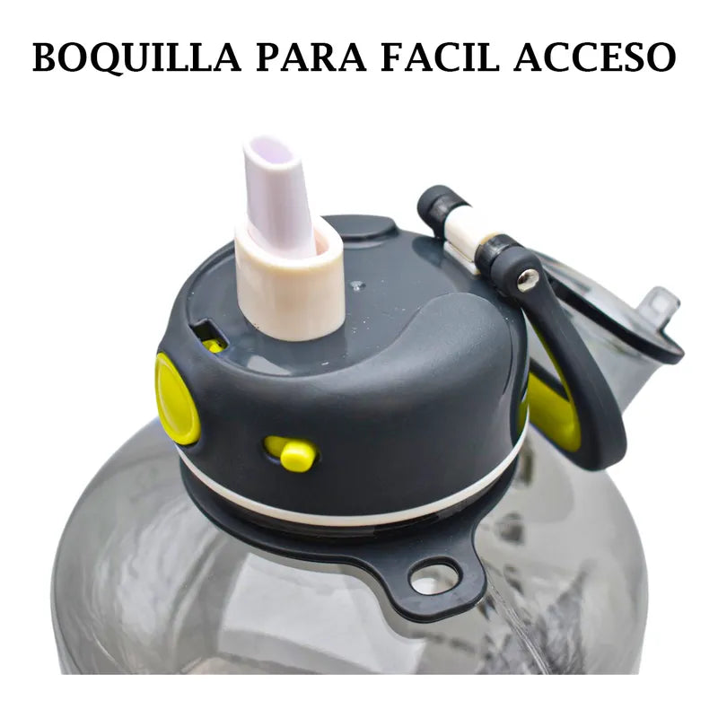 Botella De Tritan Con Asa 2200ml Sm22hat164