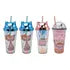 Vaso Tapa Gato Y Astronauta Popote Pack 4 Piezas Sm22hat289