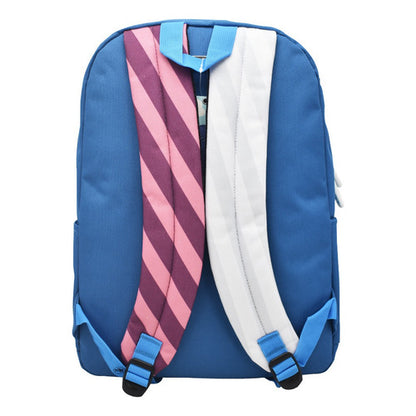 Mochila Nubes Cool Con Compartimiento Para Laptop Lisa Azul Ll20bpi21 Lluvia