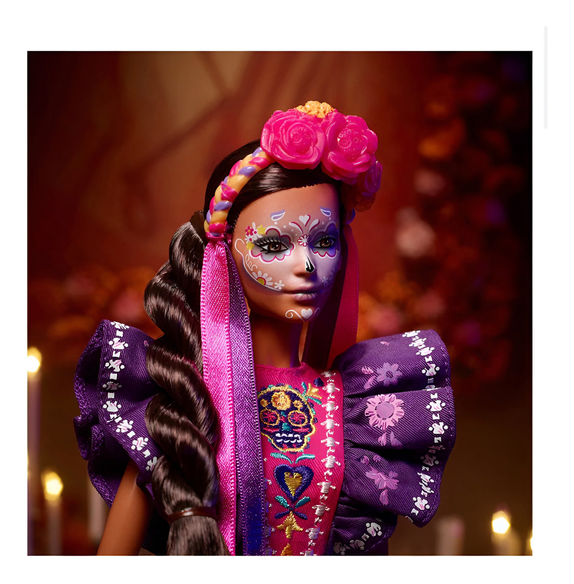 Mattel Muñeca Barbie Dia De Muertos 2022 Vestido Tradicional