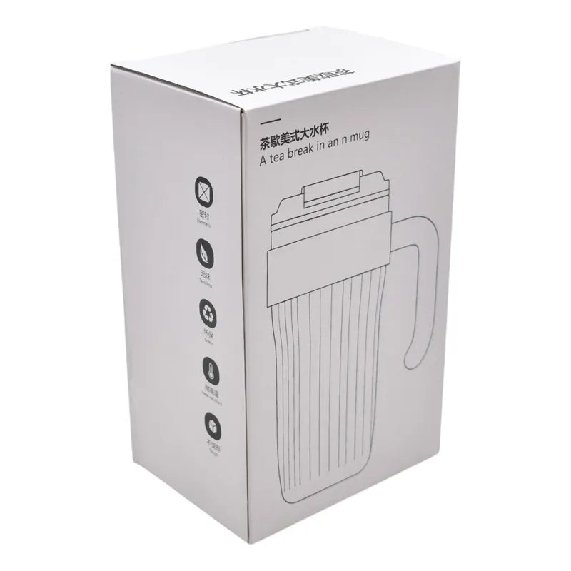 Botella Metalica Con Asa Tea Break 600ml Sm24coh819