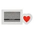 Porta Retratos De Corazon Pack 3 Piezas Bestway