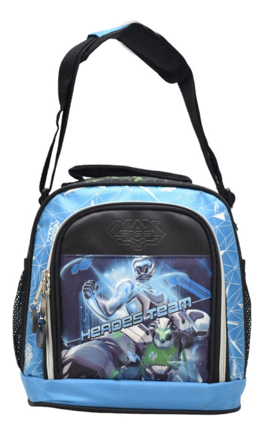 Ruz 94247 Max Steel Heroes Team lonchera termica color azul relieve