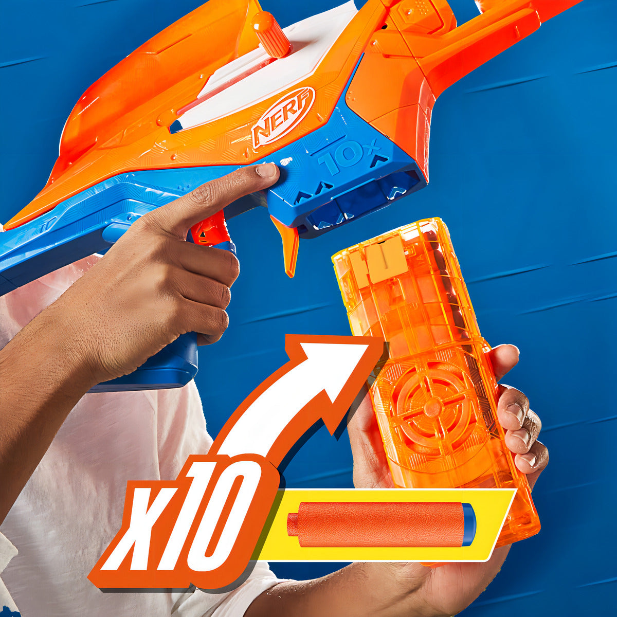 Nerf N Series Lanzadardos Pinpoint 18 Dardos Nerf N1 Naranja