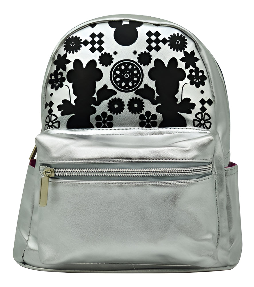 Mochila Disney Minnie Mini Backpack Estampado 112543 Ruz Color Plateado