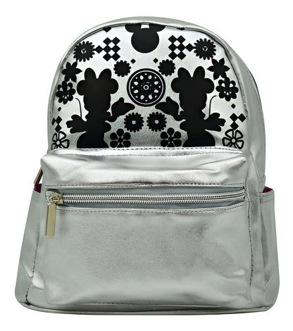 Mochila Disney Minnie Mini Backpack Estampado 112543 Ruz Color Plateado