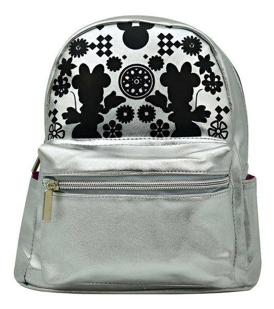 Mochila Disney Minnie Mini Backpack Estampado 112543 Ruz Color Plateado