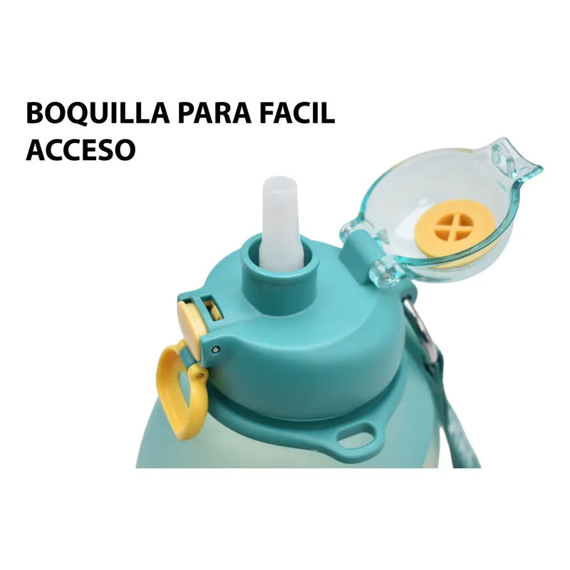 Botella Deportiva De Tritan Con Asa Shotay 1200ml Sm22hat371