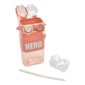 Botella De Tritan Doble Boquilla Hero 570ml Sm22hat414