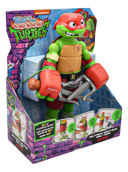 Tortugas Ninja Rueda Y Golpea Pack 2 Figuras 31cm Playmates