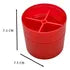Vaso Plastico Con Dos Compartimentos Rojo 400ml Sm22hat161