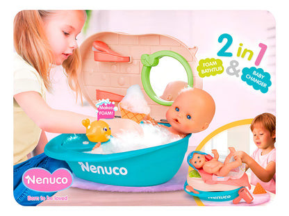 Muñeca Bebe Nenuco Baño De Espuma