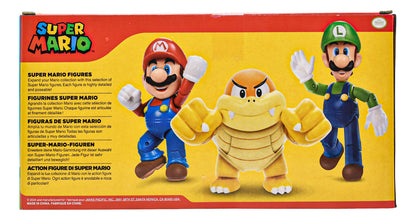 Super Mario Set 3 Figuras Mario Bum Bum Luigi Jakks Pacific