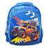 Mochila Auto Motor Peed Estampado 3d Kinder Ll24bpk532 Con Detalle
