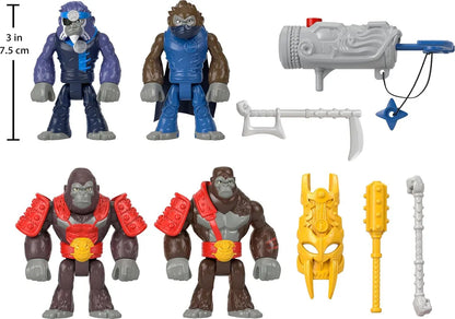 Figura de Acción Paquete Gorilas y Monos Aventura Imaginext