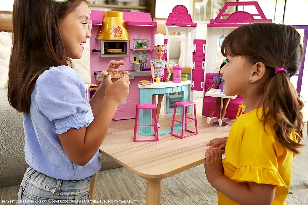 Barbie Restaurante Con Muñeca Cook 'n Grill Mattel Hbb91