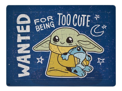 Star Wars Grogu Too Cute Pack 12 Rompecabezas 48pz Bestway